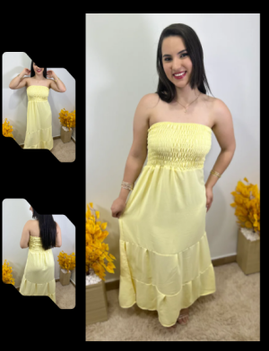 Vestido Longo Tomara que Caia Duna