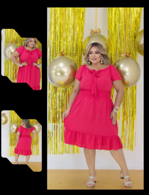 Vestido Curto Charmant Pink