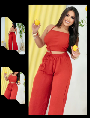 Conjunto Duna Calça e Cropped